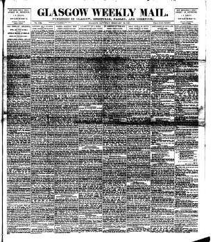 cover page of Glasgow Weekly Mail published on February 28, 1891