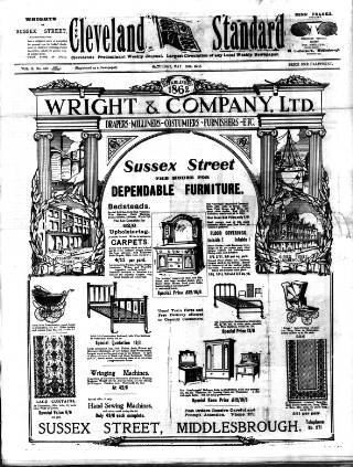 cover page of Cleveland Standard published on May 29, 1915