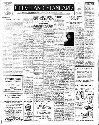 cover page of Cleveland Standard published on February 28, 1948