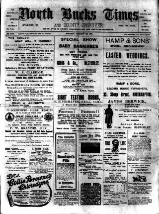 cover page of North Bucks Times and County Observer published on February 28, 1914