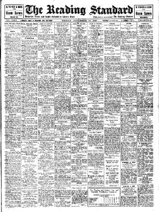 cover page of Reading Standard published on November 30, 1945