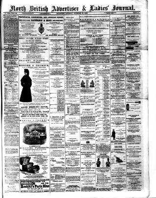 cover page of North British Advertiser & Ladies' Journal published on November 15, 1879