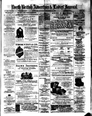 cover page of North British Advertiser & Ladies' Journal published on September 18, 1886
