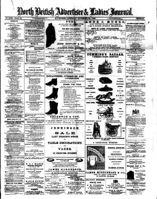 cover page of North British Advertiser & Ladies' Journal published on November 30, 1889