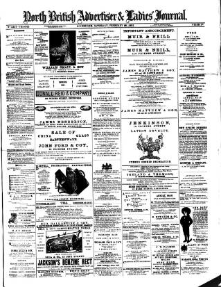 cover page of North British Advertiser & Ladies' Journal published on February 28, 1891