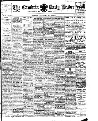 cover page of Cambria Daily Leader published on May 29, 1901
