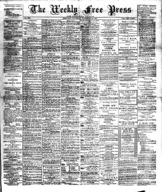 cover page of Weekly Free Press and Aberdeen Herald published on November 15, 1890