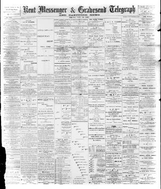 cover page of Kent Messenger & Gravesend Telegraph published on November 30, 1900