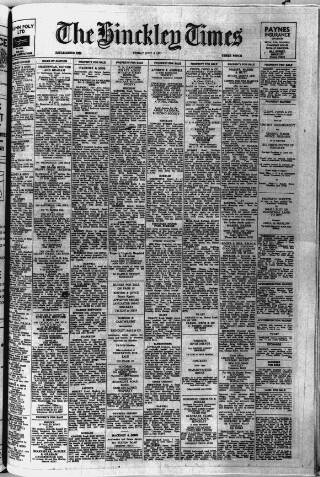 cover page of Hinckley Times published on July 6, 1973