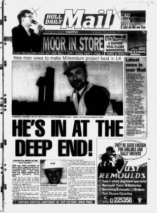 cover page of Hull Daily Mail published on November 30, 1999