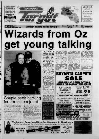 cover page of Grimsby Target published on December 30, 1996