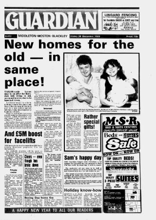 cover page of Middleton Guardian published on December 30, 1988
