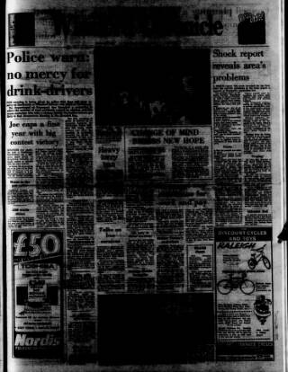 cover page of Winsford Chronicle published on November 30, 1978