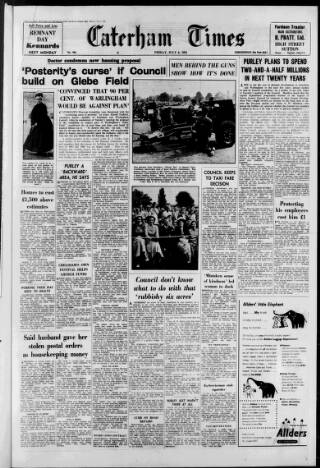 cover page of Caterham Mirror published on July 6, 1951