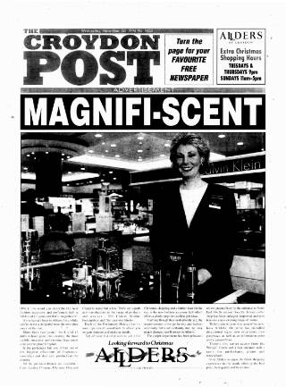 cover page of Croydon Post published on November 30, 1994
