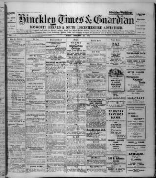 cover page of Hinckley Times published on February 28, 1941