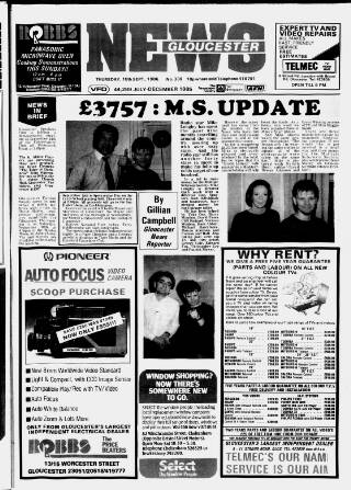 cover page of Gloucester News published on September 18, 1986