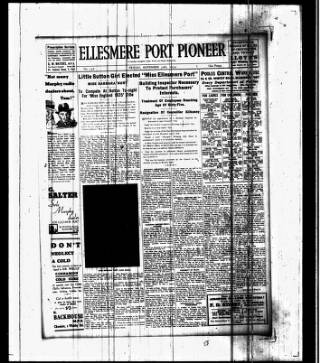 cover page of Ellesmere Port Pioneer published on November 30, 1934