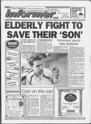 cover page of Harrow Informer published on July 6, 1990