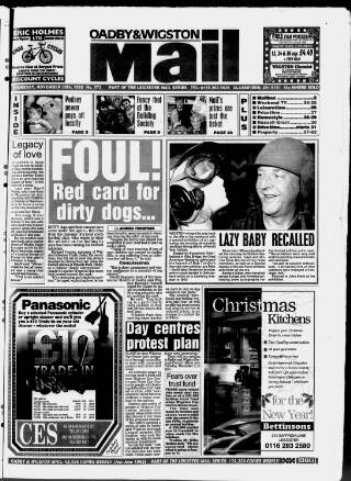 cover page of Oadby & Wigston Mail published on November 30, 1995