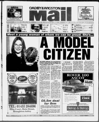cover page of Oadby & Wigston Mail published on September 18, 1997