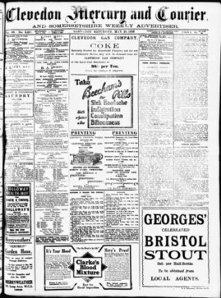 cover page of Clevedon Mercury published on May 29, 1926