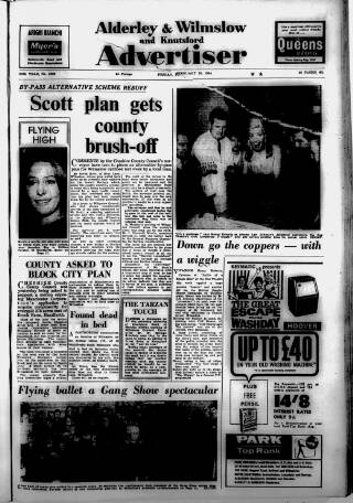 cover page of Alderley & Wilmslow Advertiser published on February 28, 1964