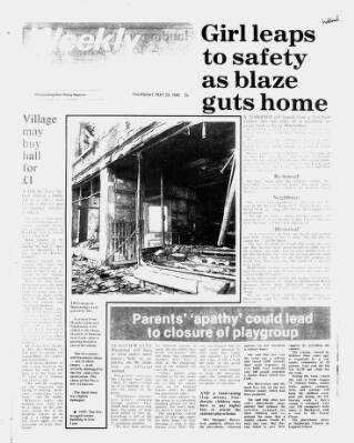 cover page of Huddersfield and Holmfirth Examiner published on May 29, 1980