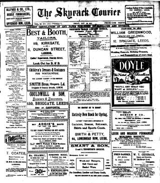 cover page of Skyrack Courier published on May 29, 1914