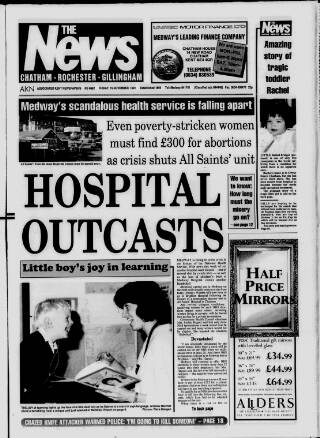 cover page of Chatham News published on November 15, 1991