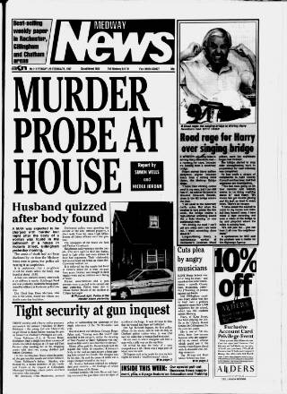 cover page of Medway News published on February 28, 1997