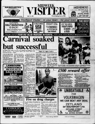 cover page of Midweek Visiter (Southport) published on July 6, 1990