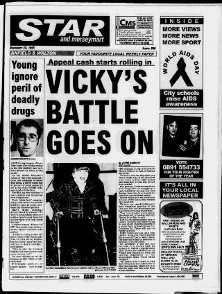 cover page of Anfield & Walton Star published on November 30, 1995