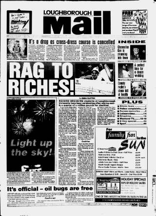 cover page of Loughborough Mail published on July 6, 1995