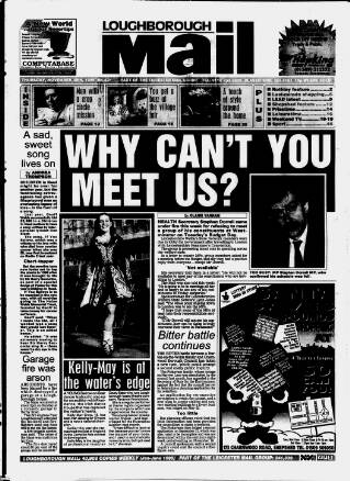 cover page of Loughborough Mail published on November 30, 1995