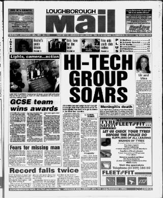 cover page of Loughborough Mail published on September 18, 1997