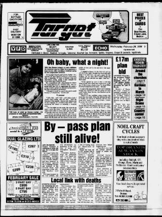 cover page of Boston Target published on February 28, 1996