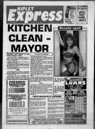 cover page of Ripley Express published on July 6, 1989