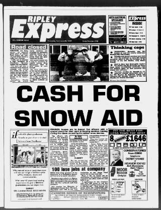 cover page of Ripley Express published on February 28, 1991