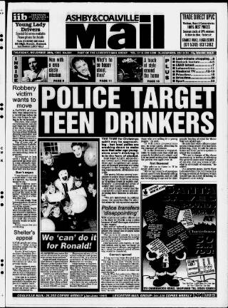 cover page of Ashby Mail published on November 30, 1995