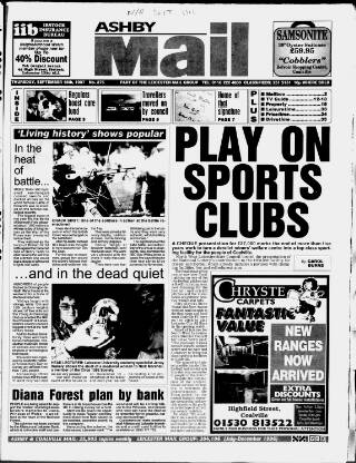 cover page of Ashby Mail published on September 18, 1997