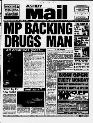 cover page of Ashby Mail published on February 26, 1998