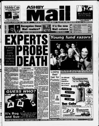 cover page of Ashby Mail published on November 26, 1998