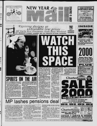 cover page of Ashby Mail published on December 30, 1999