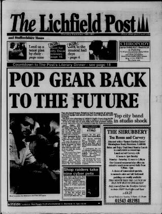 cover page of Lichfield Post published on September 18, 1997