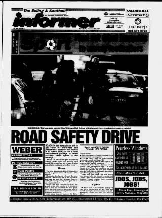cover page of Ealing & Southall Informer published on December 30, 1994