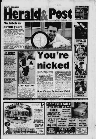 cover page of South Durham Herald & Post published on May 21, 1999