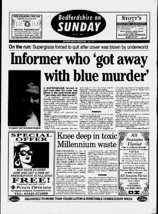 cover page of Dunstable on Sunday published on July 6, 1997