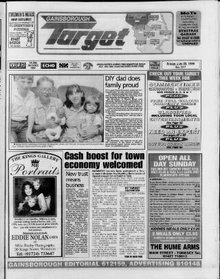 cover page of Gainsborough Target published on July 23, 1999