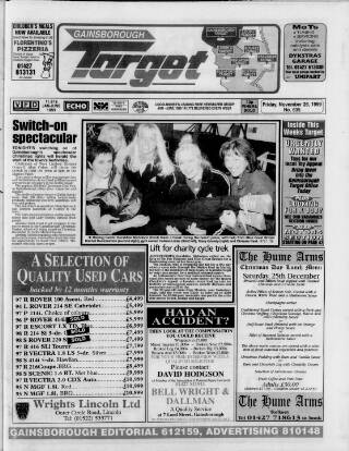 cover page of Gainsborough Target published on November 26, 1999